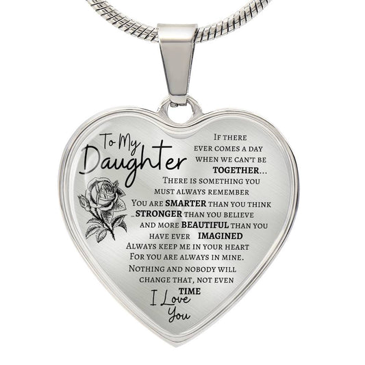 To My Daughter Necklace